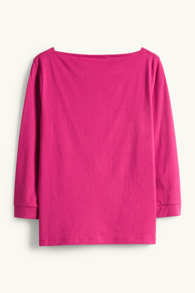 Damen - Langarmshirt - Regular Fit - pink