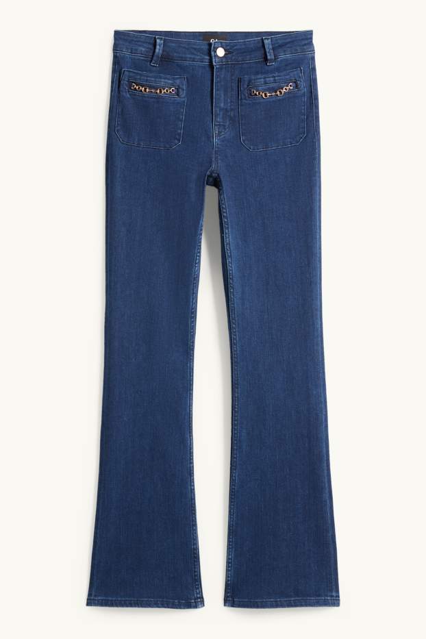 Donna - Bootcut jeans - vita media - jeans blu