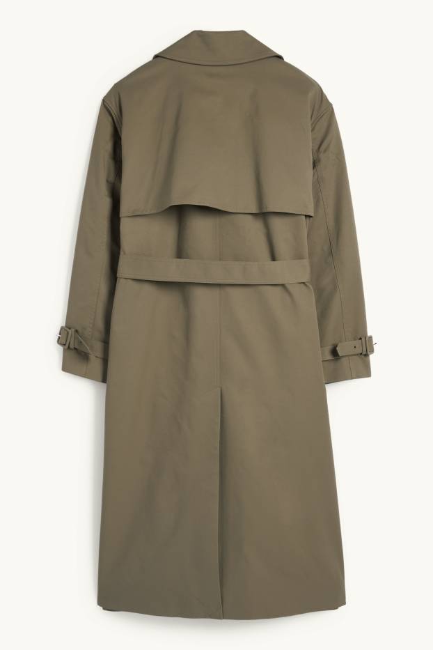 Dames - Trenchcoat - bruin