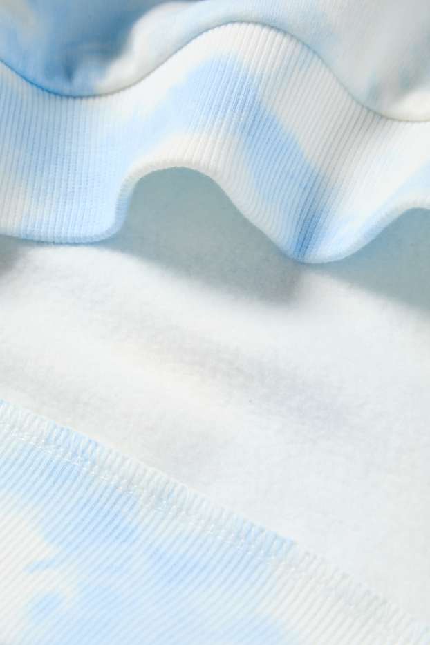 Kinder Mädchen - Lilo & Stitch - Sweatshirt - gemustert - weiss / hellblau