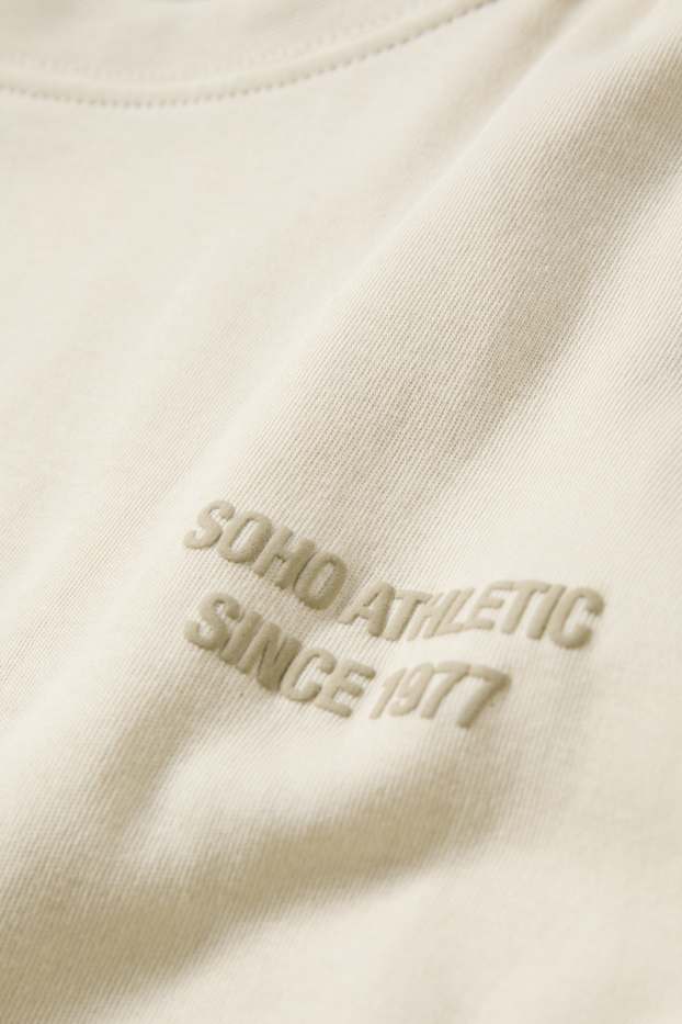 Herren - T-Shirt - Oversized - hellbeige