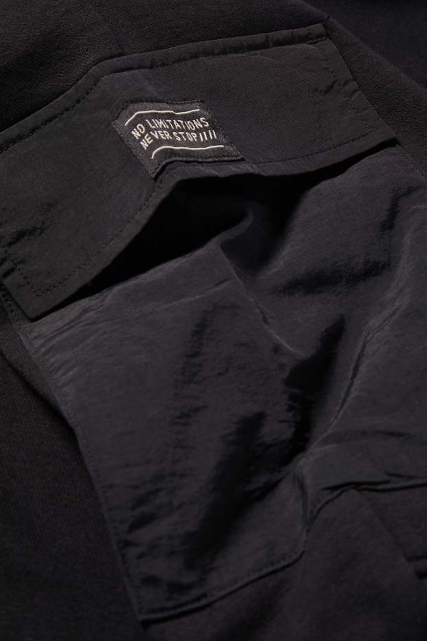 Enfants garçons - Pantalon de jogging cargo - noir