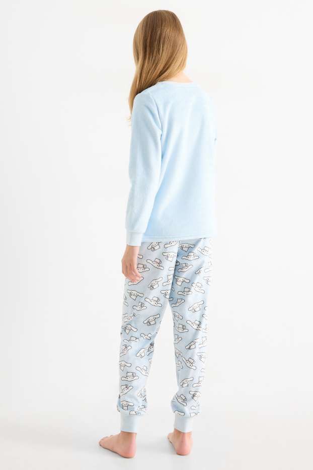 Kinder Mädchen - Cinnamoroll - Winterpyjama - 2 teilig - hellblau