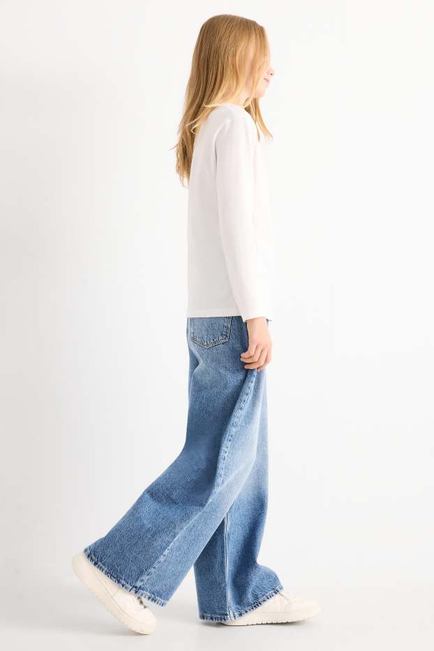 Kinderen: meisjes - Baggy jeans - jeanslichtblauw