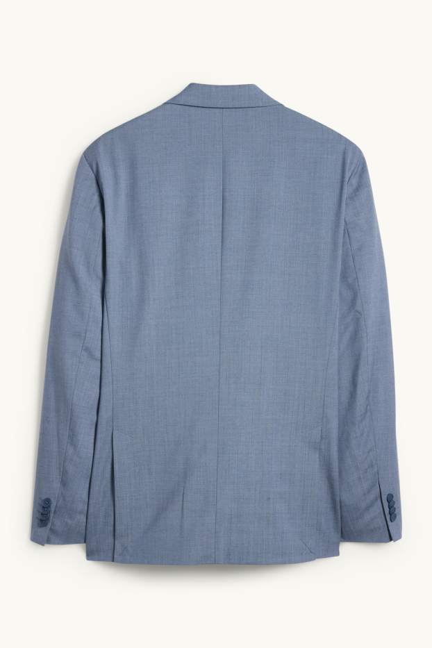 Heren - Wollen colbert uit het combi-systeem - Regular Fit - blauw