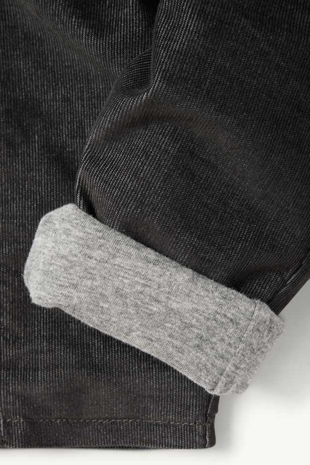 Nadó nen - Pantalons de pana tèrmics per a nadó - gris fosc