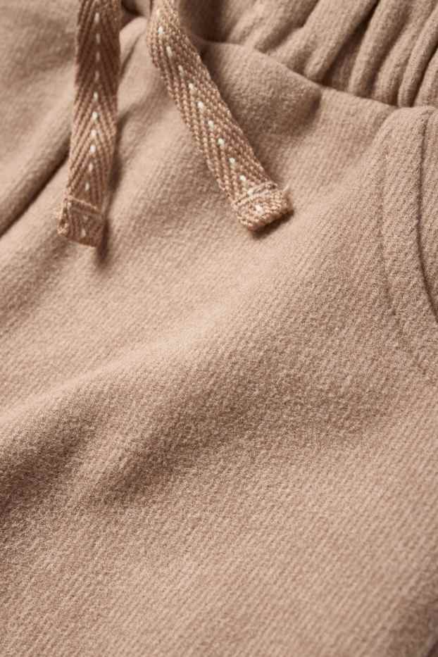 Unisex - Baby thermal joggers - beige