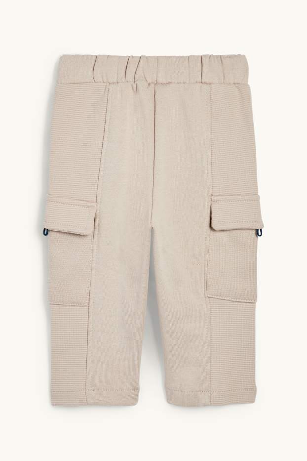 Baby Boys - Baby cargo joggers - beige