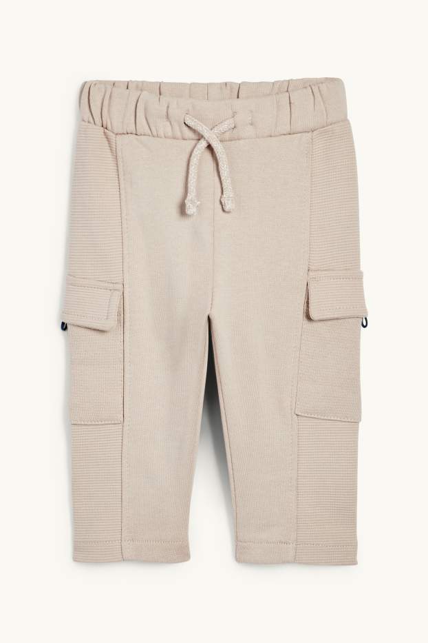 Baby Boys - Baby cargo joggers - beige