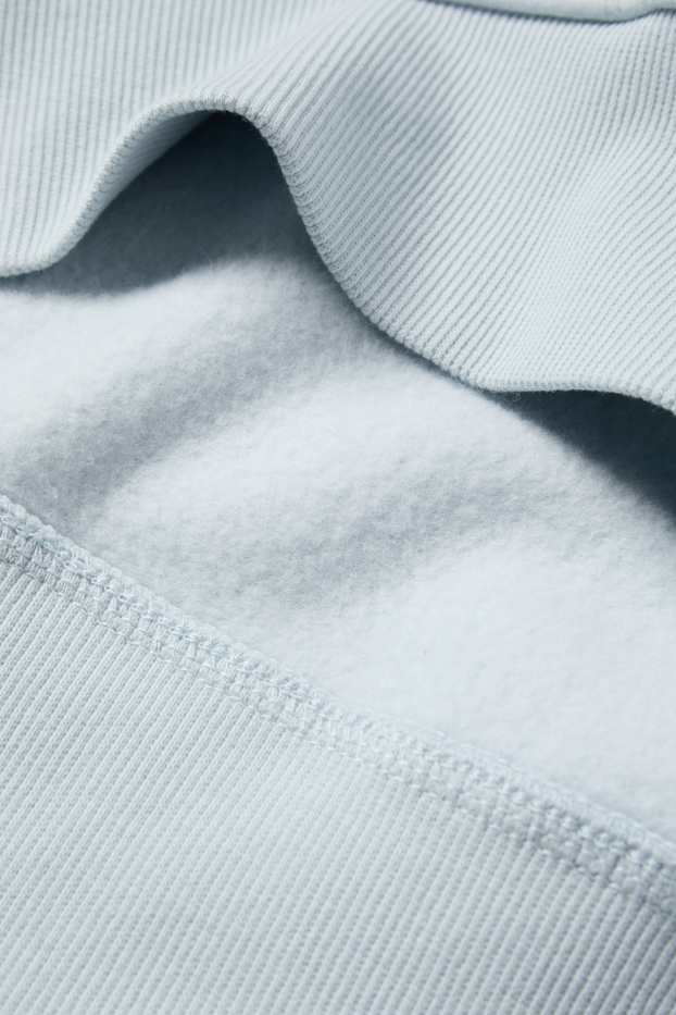 Men - Oversized hoodie - light blue