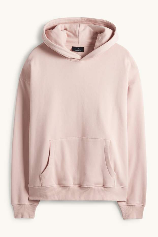 Men - Oversized hoodie - rose