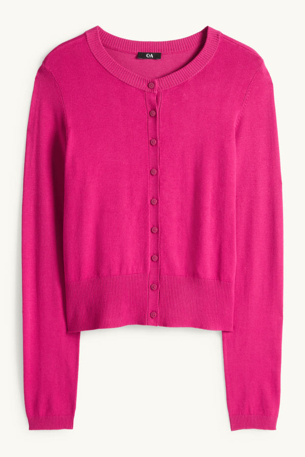 Damen - Strickjacke - pink