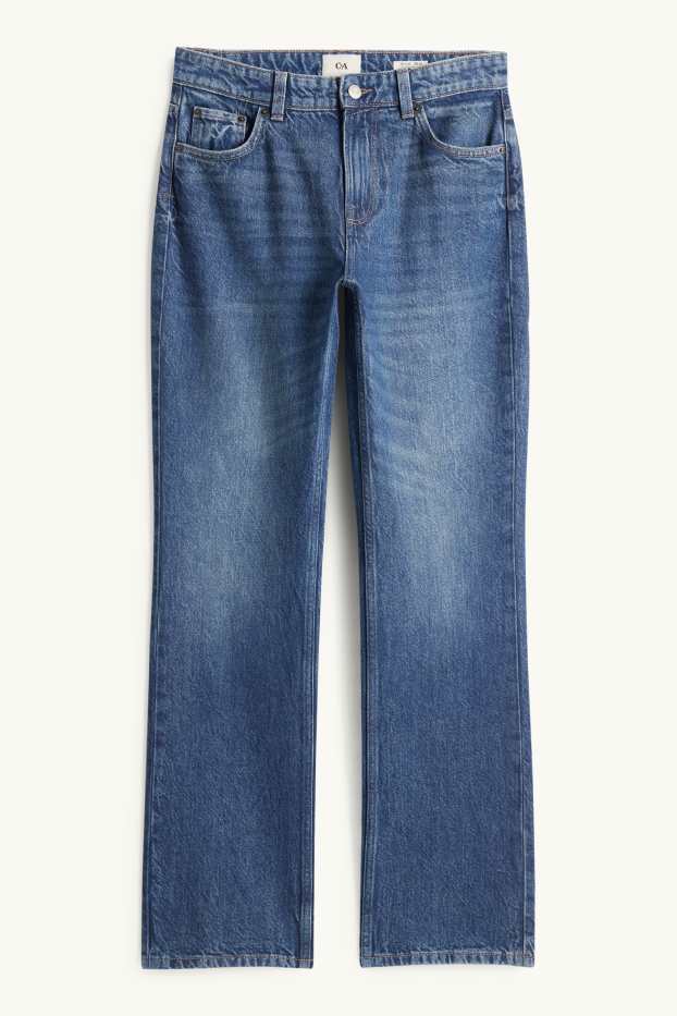 Dona - Straight Jeans - low waist - texà blau