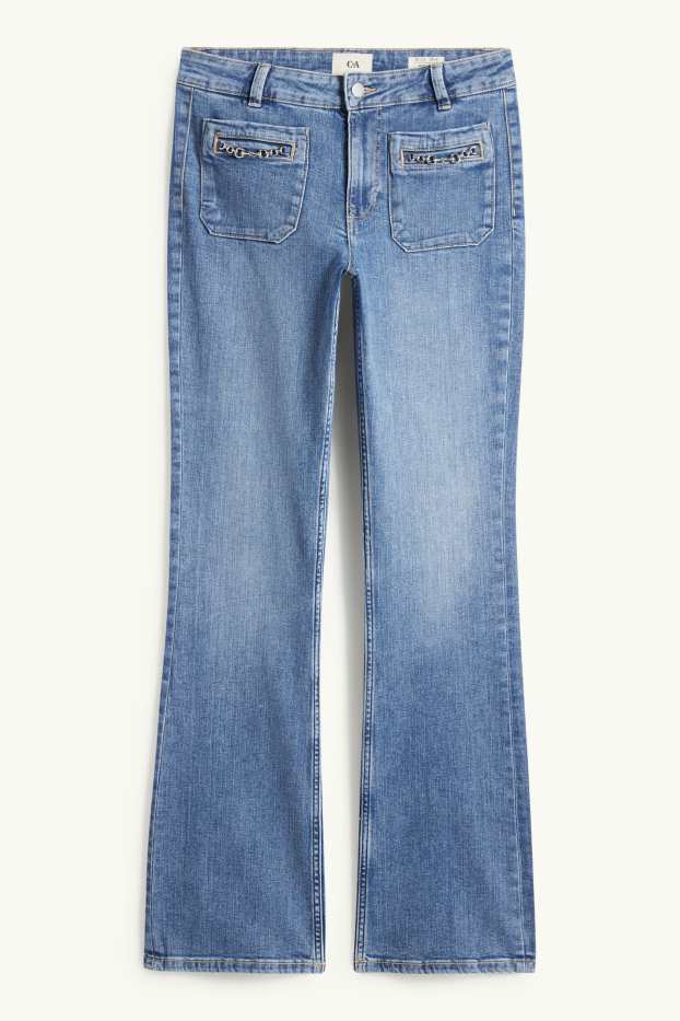 Donna - Bootcut jeans - vita media - jeans blu