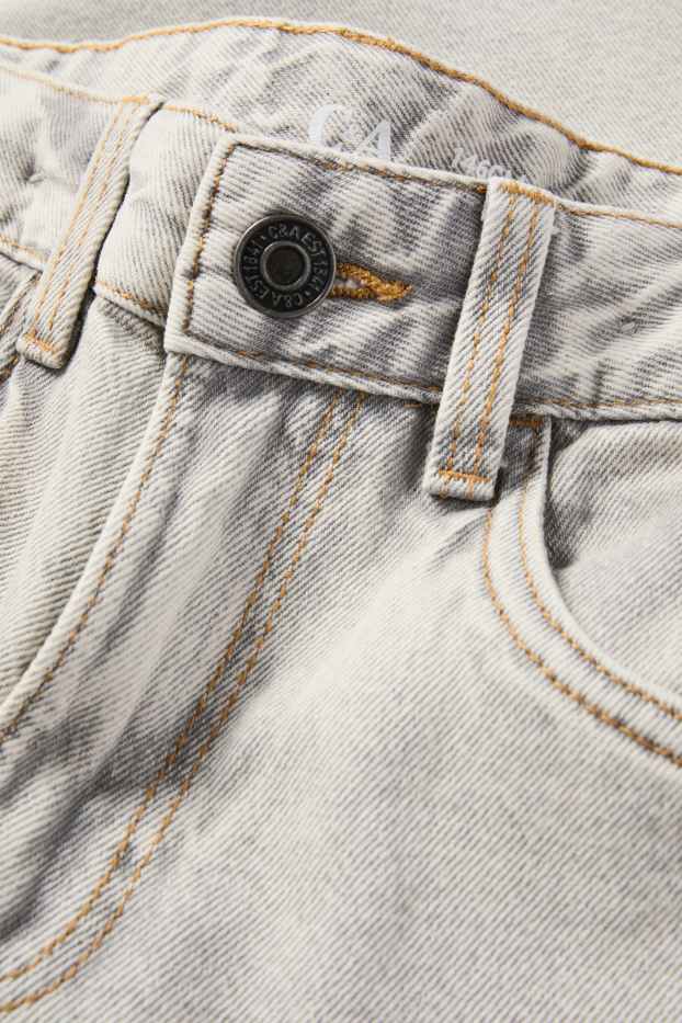 Kinderen: jongens - Relaxed jeans - jeanslichtgrijs