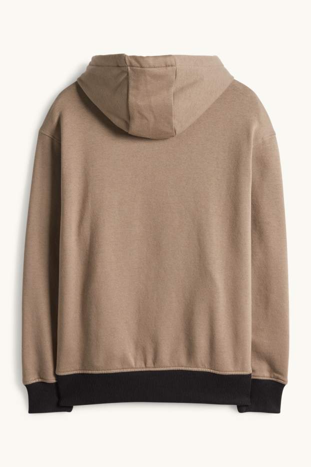 Children Boys - Racing - hoodie - light brown