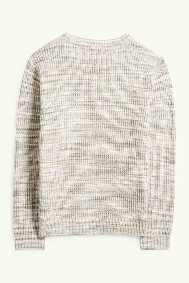 Nen - Jersei - de canalé - blanc trencat