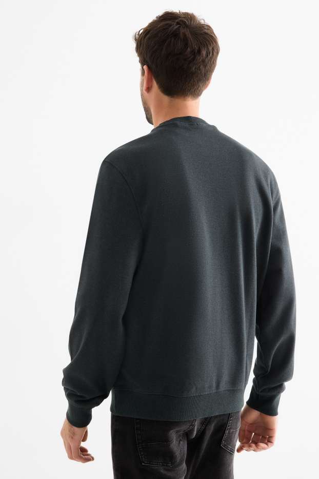 Home - Dessuadora - texturada - verd fosc