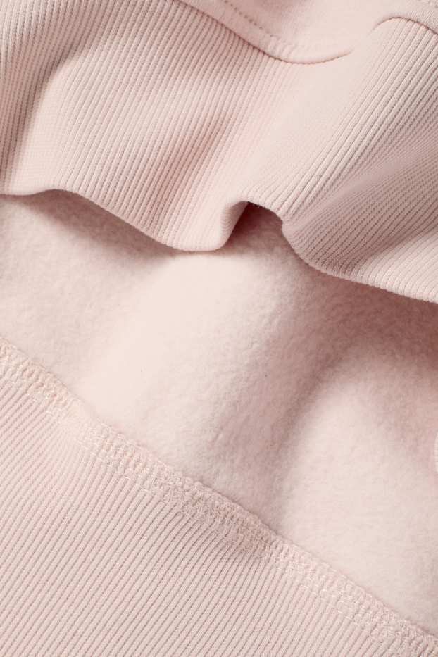 Pánské - Oversized mikina - růžová