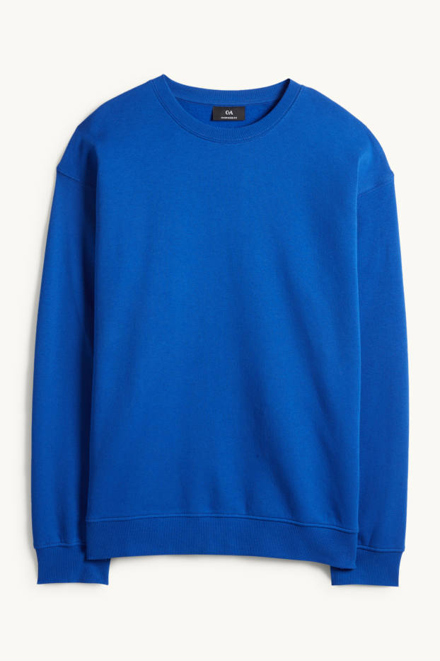 Heren - Oversized sweatshirt - blauw
