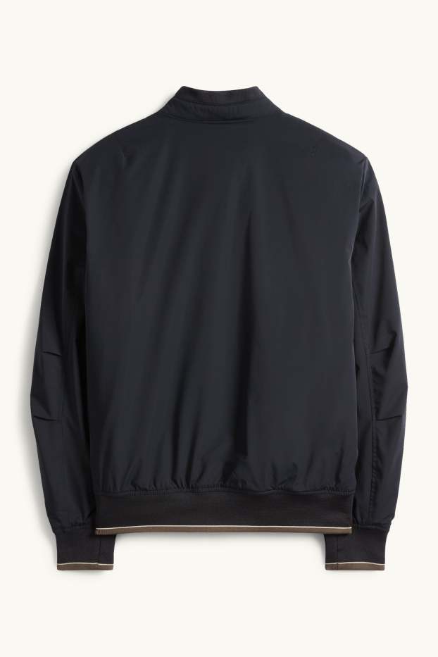 Heren - Blouson - gevoerd - waterafstotend - donkerblauw