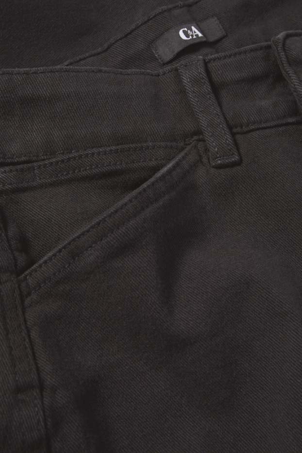 Mujer - Pantalón de tela - high waist - barrel leg - negro