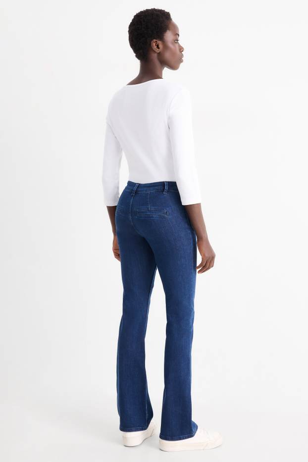 Donna - Bootcut jeans - vita media - jeans blu