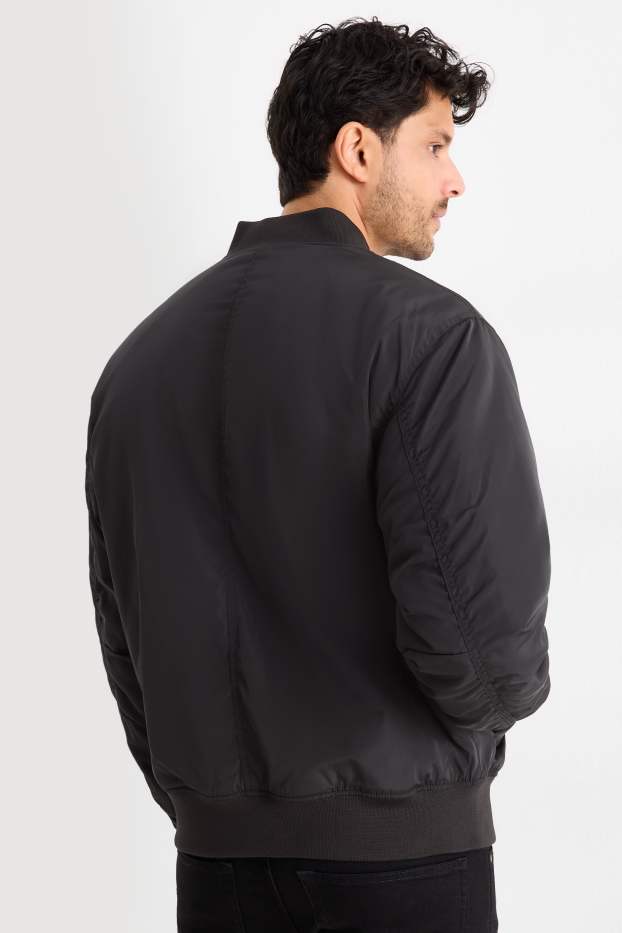 Hombre - Cazadora bomber - forrada - negro