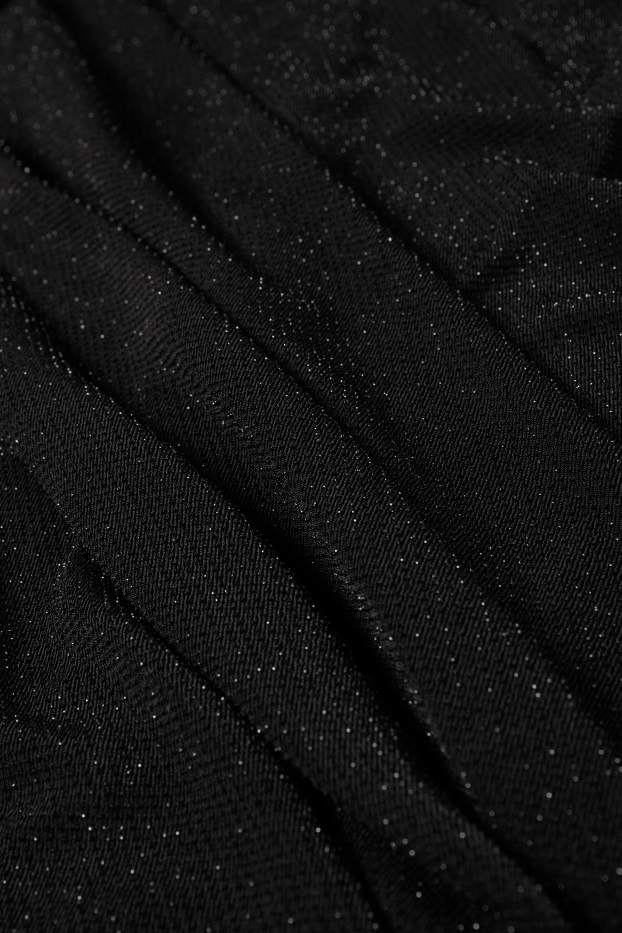 Donna - Tuta - effetto brillante - nero