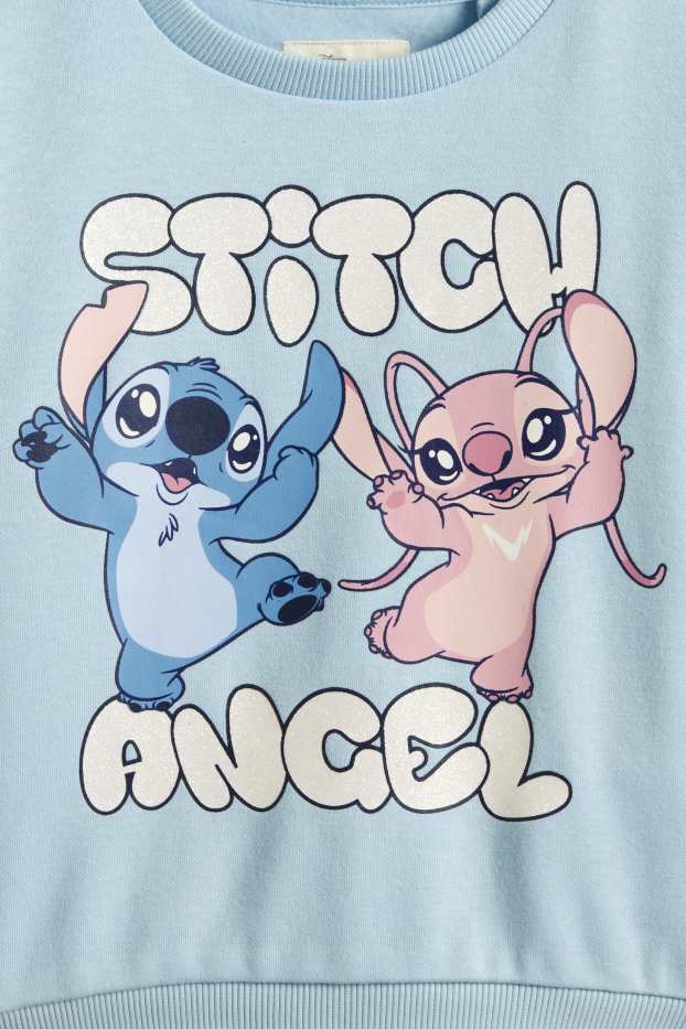 Kinder Mädchen - Multipack 2er - Lilo & Stitch - Sweatshirt - rosa / blau