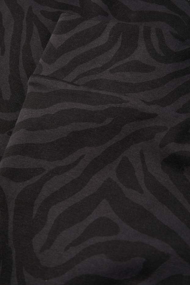 Dames - Straight legging - met patroon - zwart