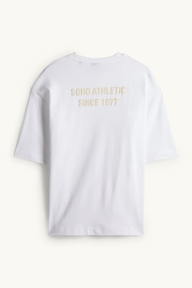 Herren - T-Shirt - Oversized - weiß