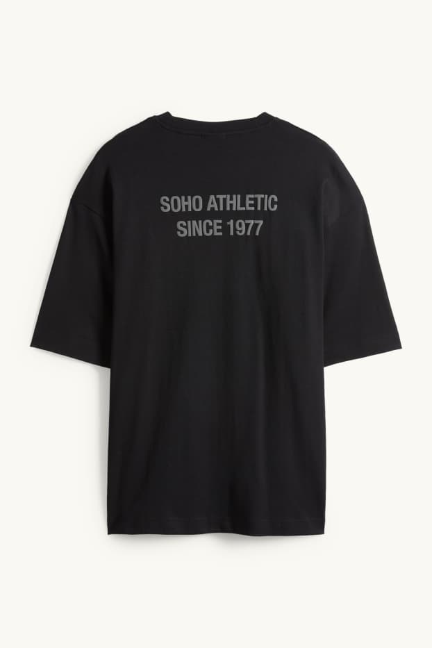 Herren - T-Shirt - Oversized - schwarz