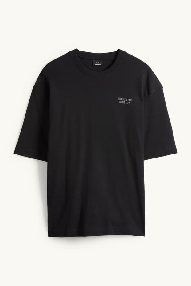 Herren - T-Shirt - Oversized - schwarz