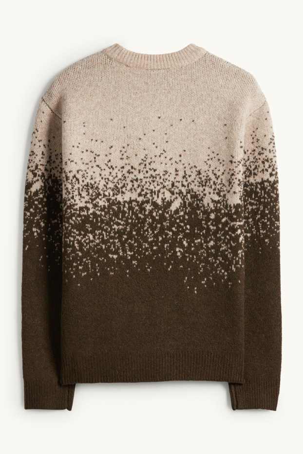 Bărbați - Pulover - cu model - bej