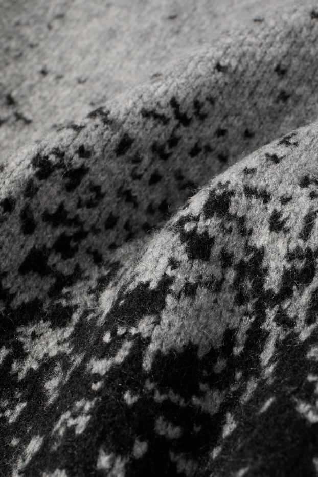 Home - Jersei - estampat - negre/gris