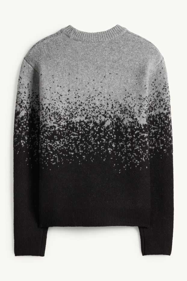 Home - Jersei - estampat - negre/gris