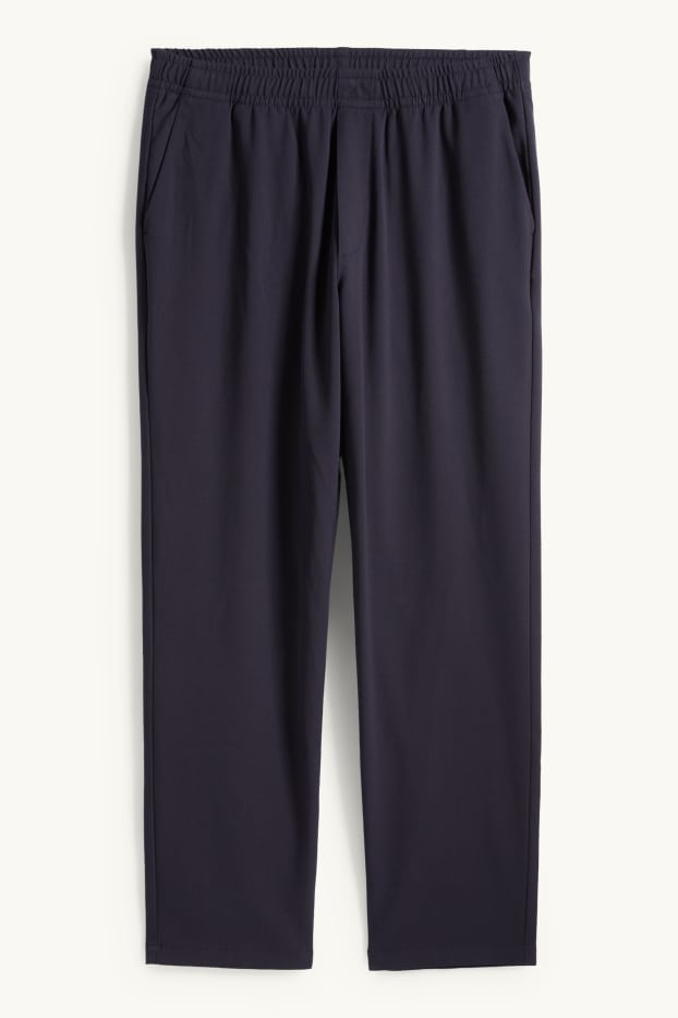 Uomo - Pantaloni chino - tapered fit - blu scuro