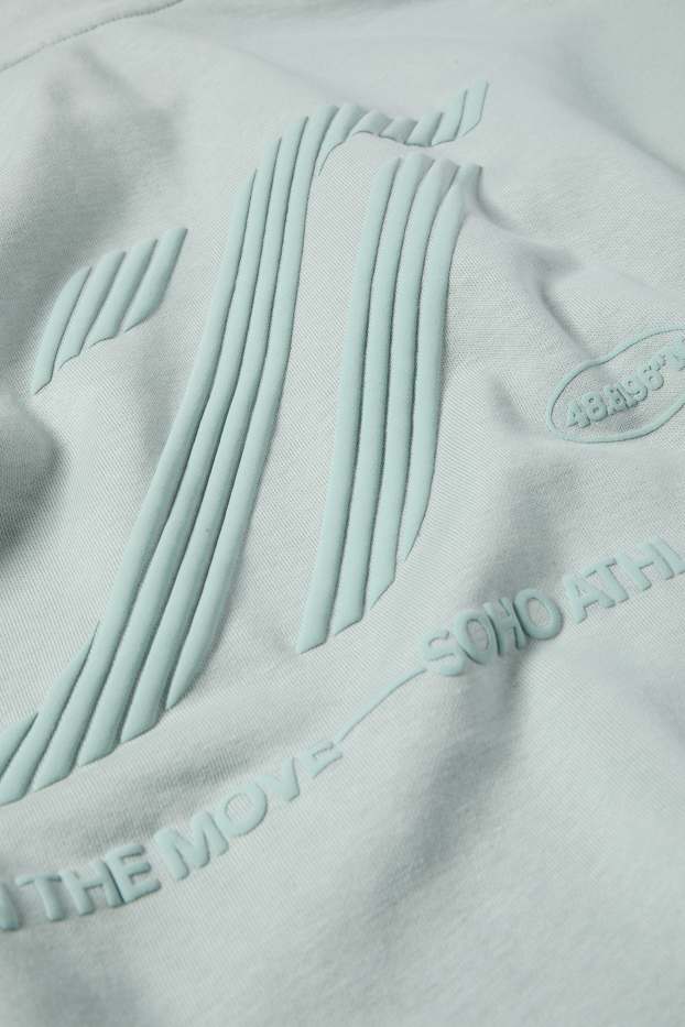 Heren - Hoodie - turquoise