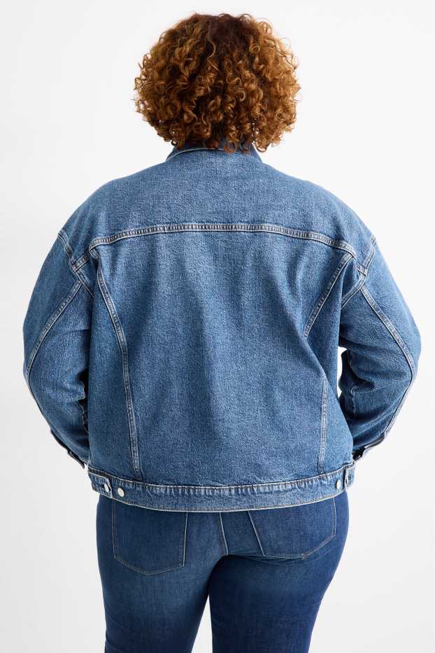 Women - Denim jacket - blue denim