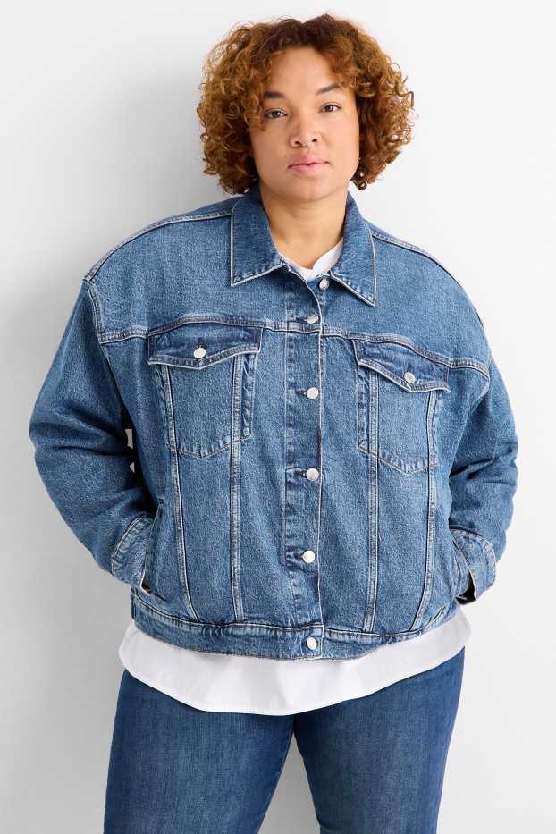 Women - Denim jacket - blue denim