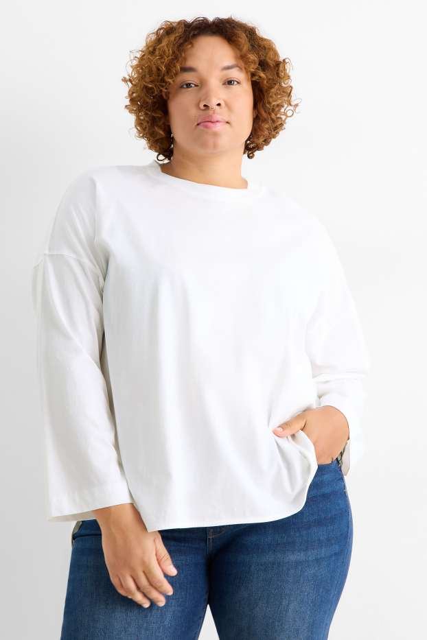 Women - Long sleeve top - white