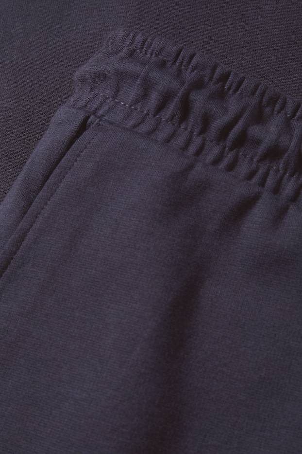 Uomo - Pantaloni sportivi cargo - blu scuro