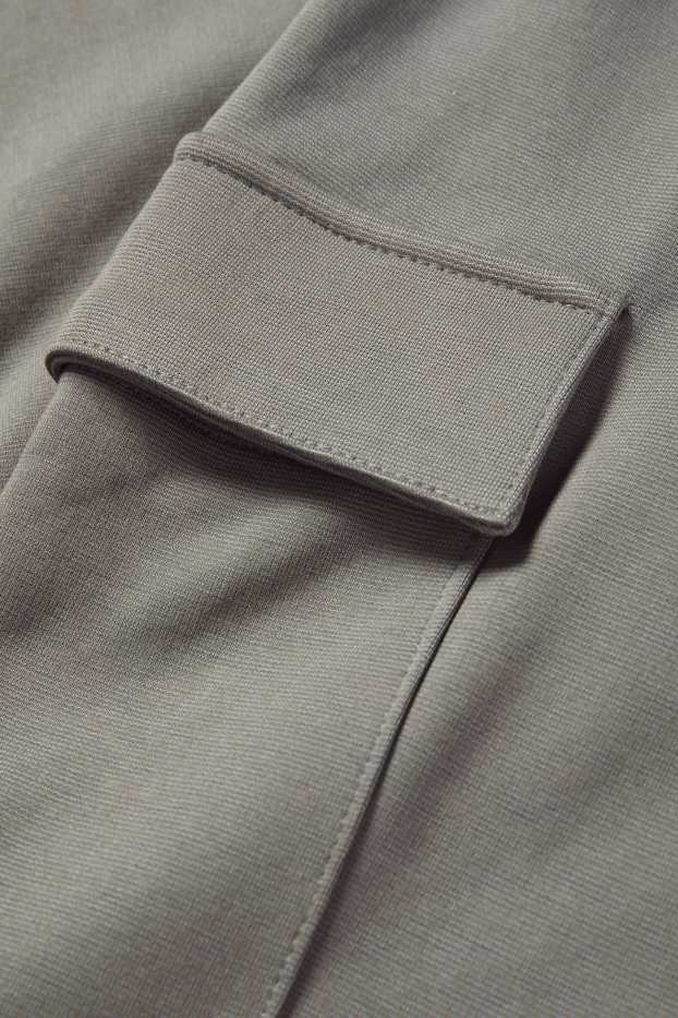 Uomo - Pantaloni sportivi cargo - verde scuro