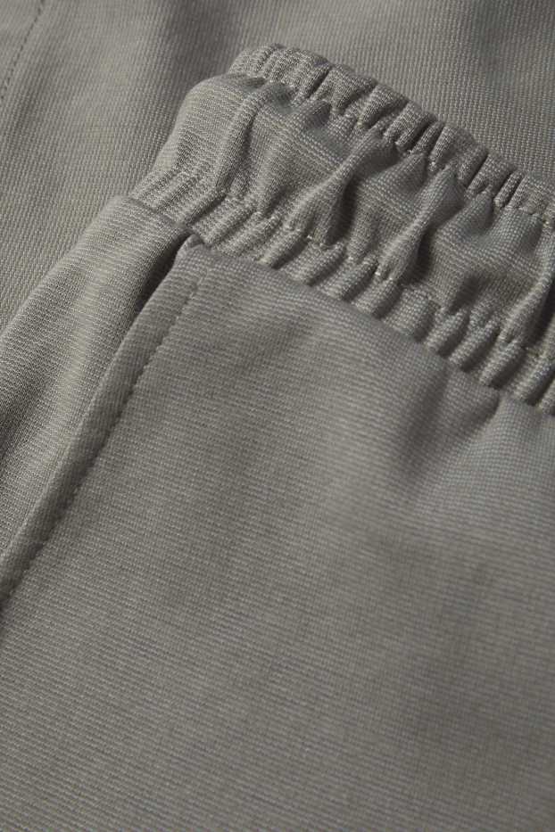 Uomo - Pantaloni sportivi cargo - verde scuro