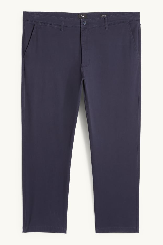 Hommes - Chino - regular fit - bleu foncé