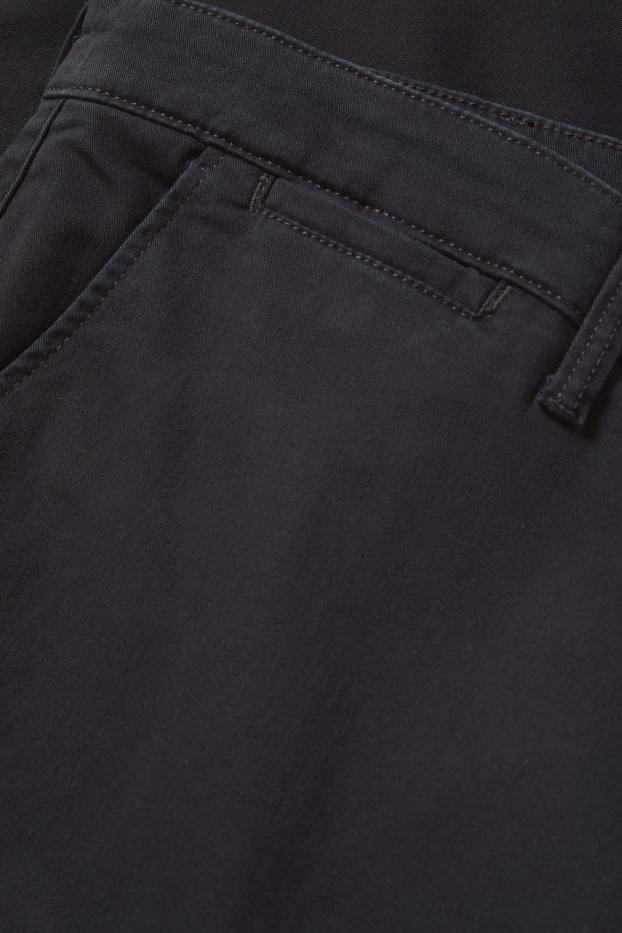 Pánské - Kalhoty chino - regular fit - černá