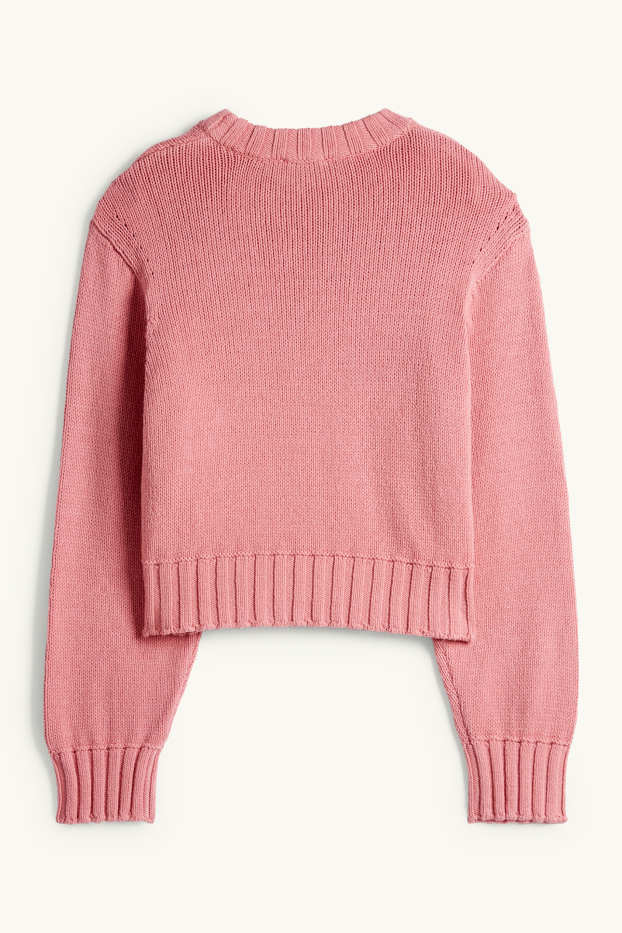 Femei - Pulover - roz