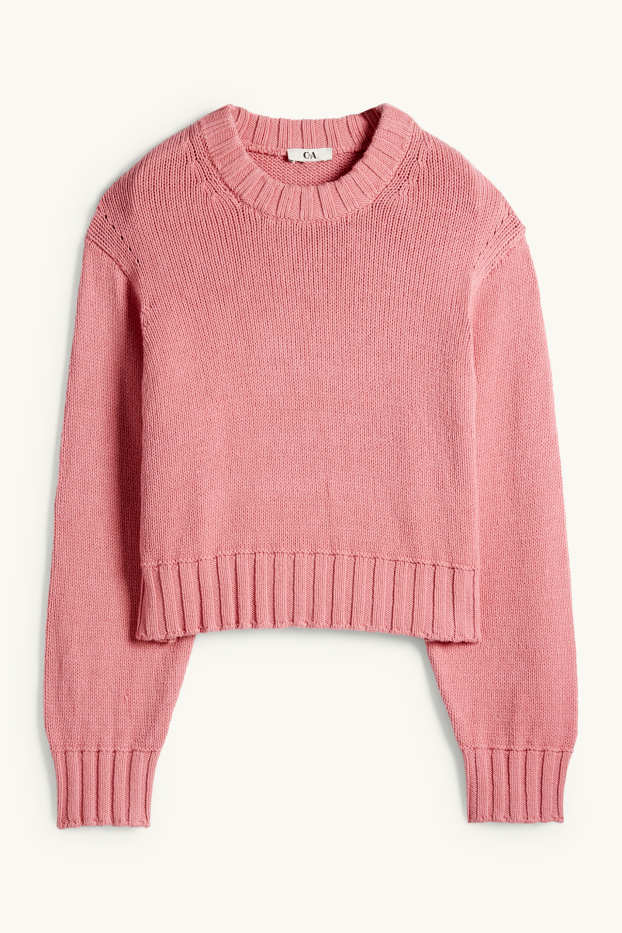 Femei - Pulover - roz