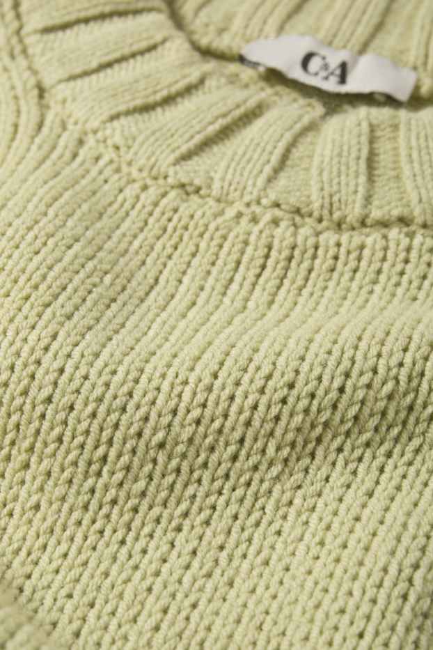 Damen - Pullover - hellgrün